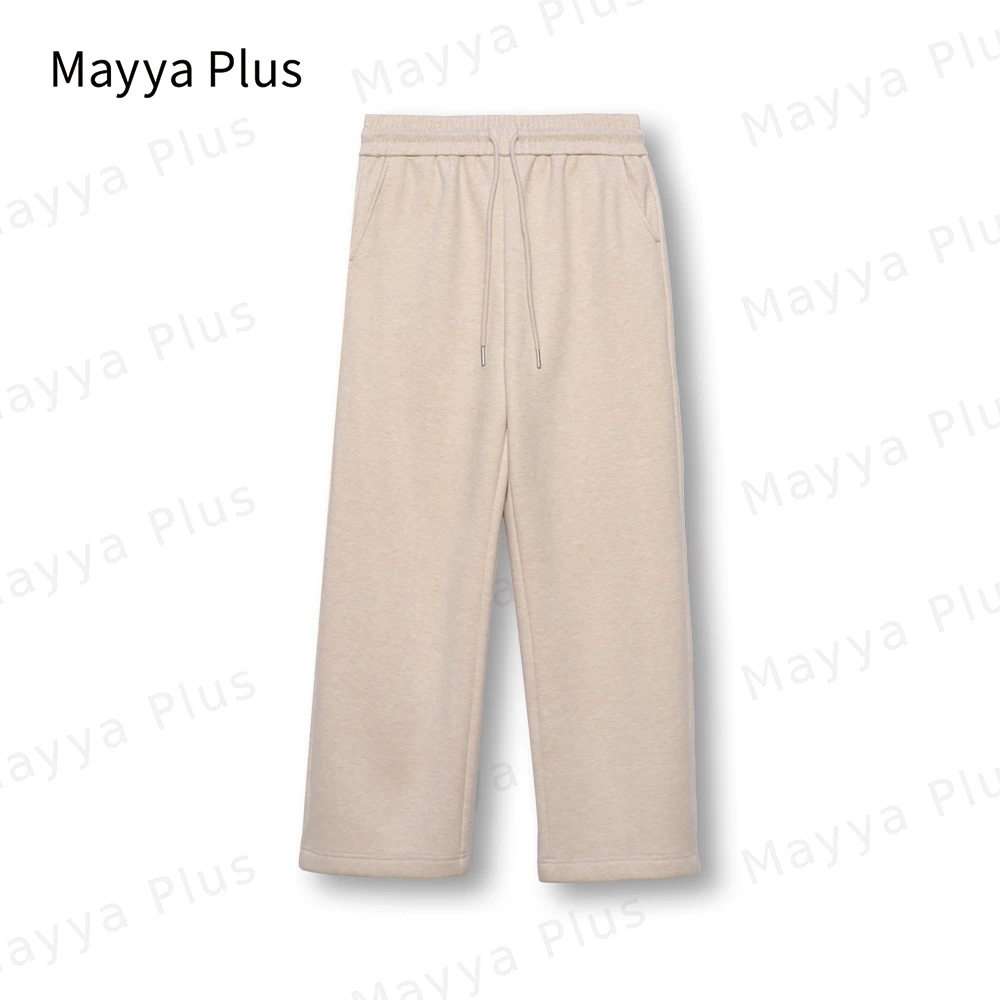 【百搭暖暖裤】Mayya Plus时尚新品气质显瘦款热力感休闲裤32347902