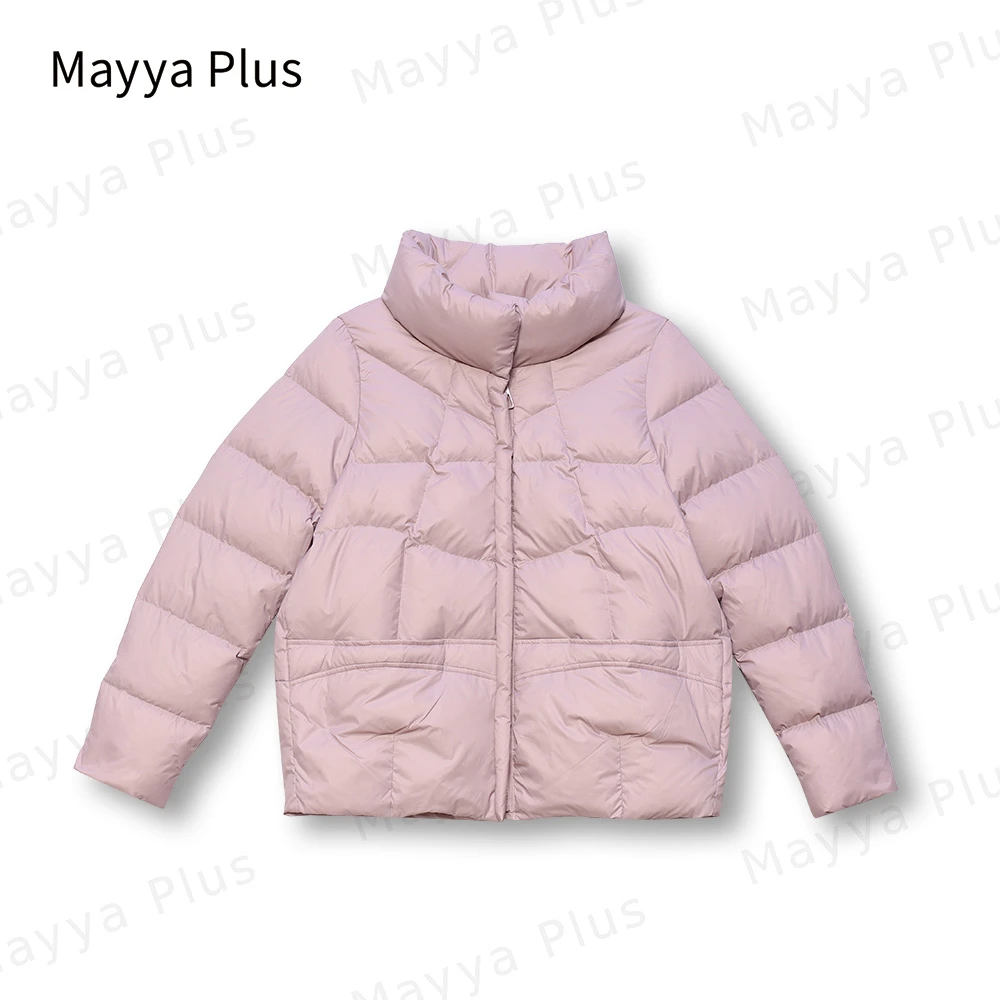 【公主日记】Mayya Plus时尚新品气质显瘦遮肉百搭羽绒外套32336820