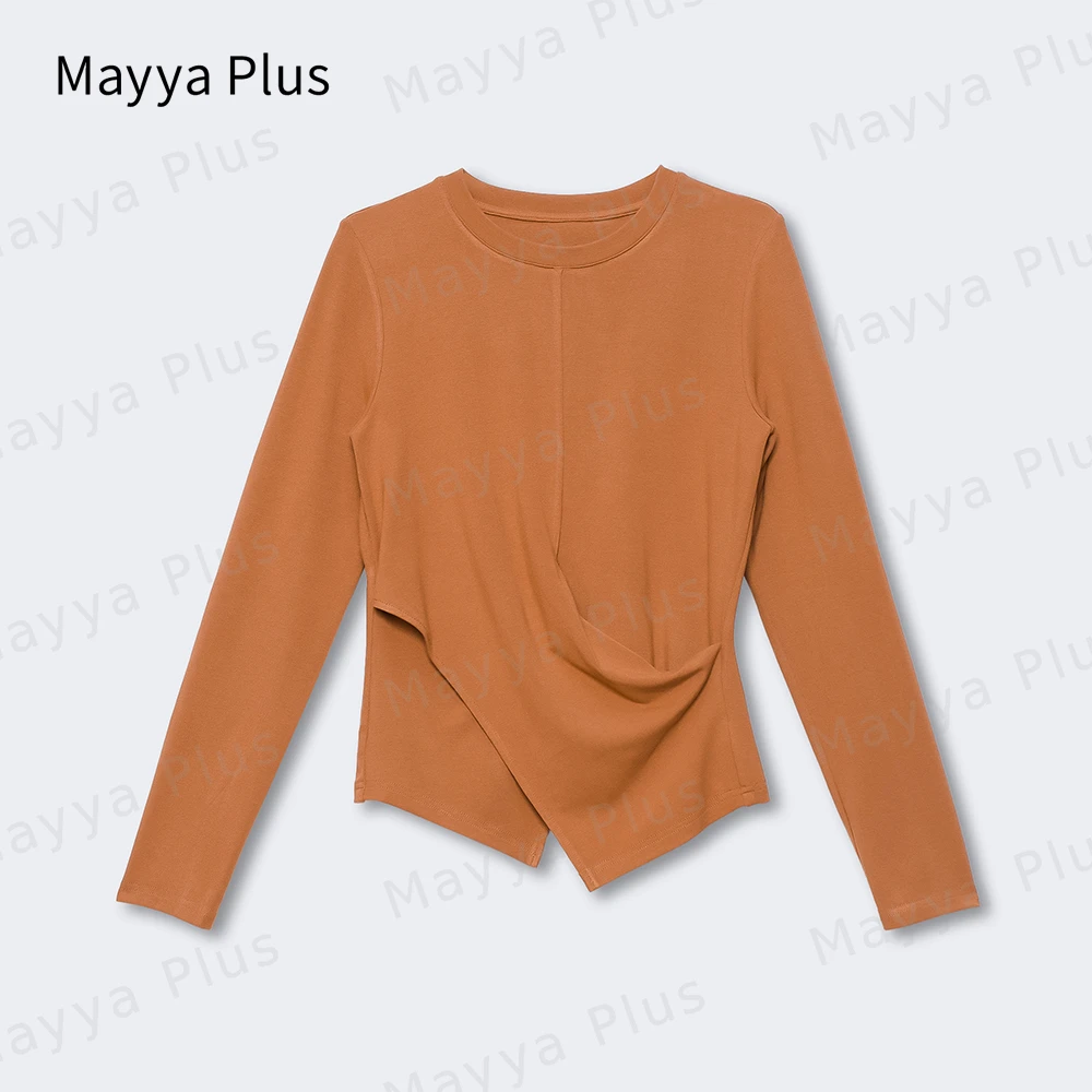 【瘦瘦T】Mayya Plus时尚气质新品显瘦遮肉百搭休闲款上衣32336898