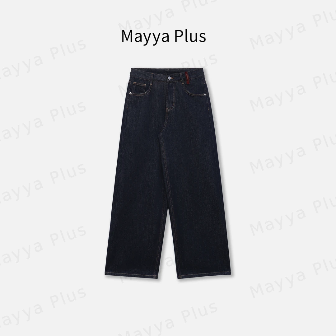 【显瘦魔力】Mayya Plus时尚新品轻奢气质显瘦百搭梭织裤子32437929