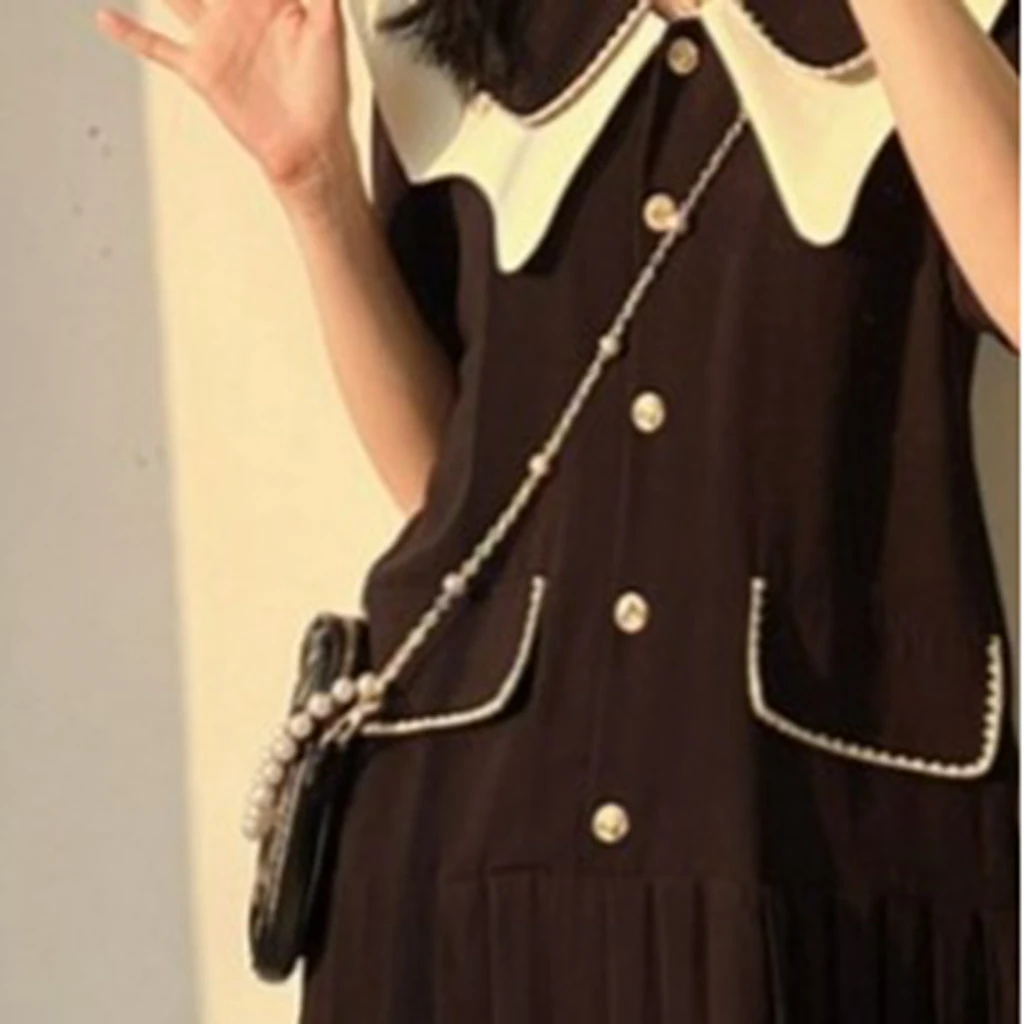 【手机包包】 法式气质法式身上包包连衣裙pp