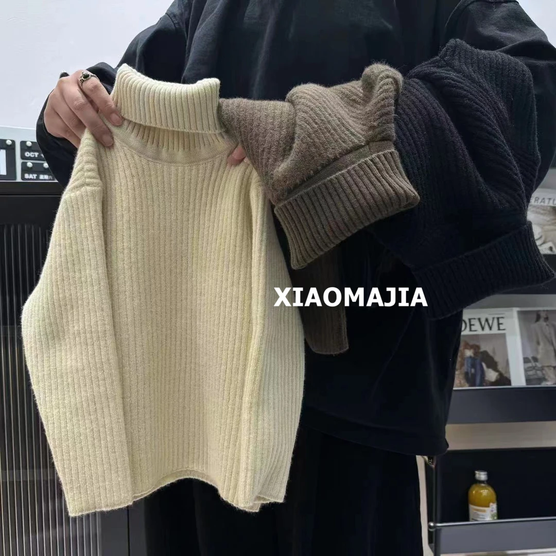 冬季一体绒针织套头高领毛衣儿童中性毛衣男女童上衣【S-9826】