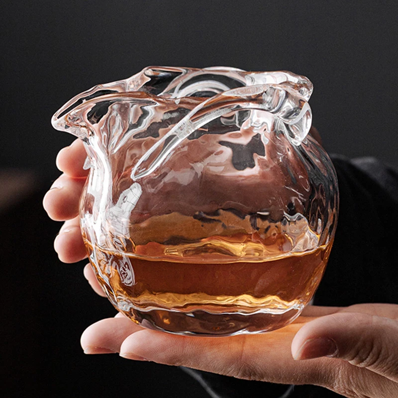 日式玻璃公道杯茶海茶具配件家用功夫茶具分茶器高档泡茶公杯单个