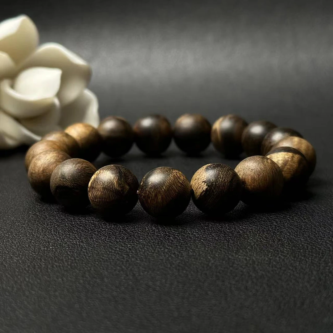 【悦】Z023达拉干沉水级沉香1.2单圈圆珠手串（多样性发货一条）