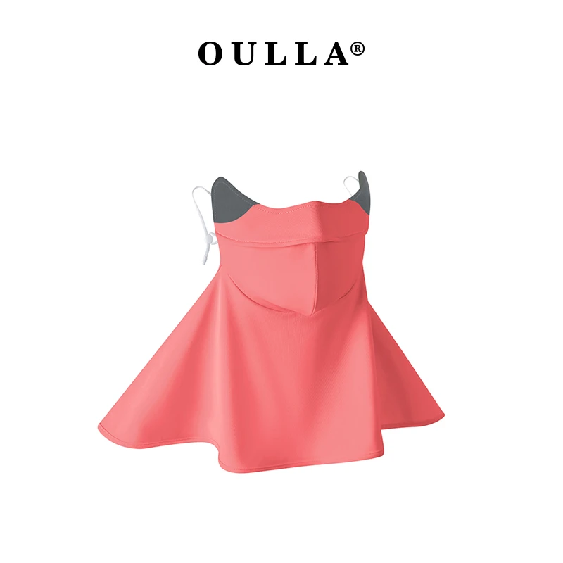 OULLA【口罩】夏季上新可调节高支撑防晒口罩遮脖子
