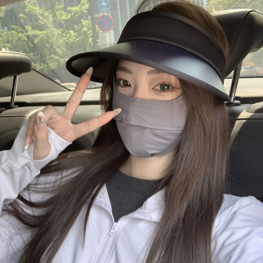 06新款升级款夏季冰丝防晒护眼角面罩