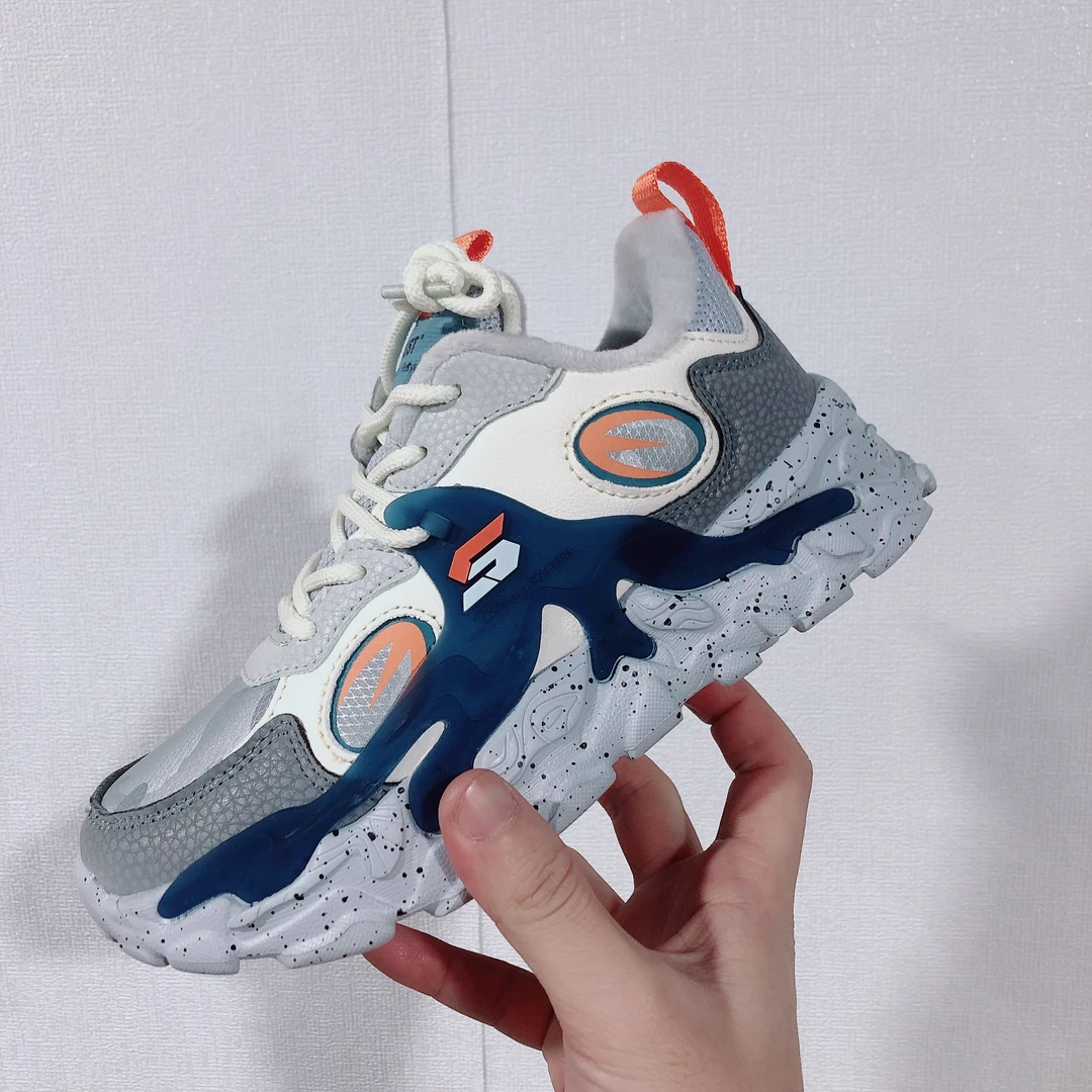 31-39冬季加绒二棉男童运动板鞋女童休闲鞋68022