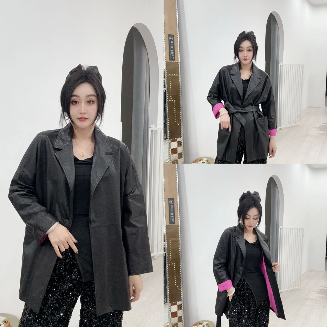 全植鞣棉羊皮外套