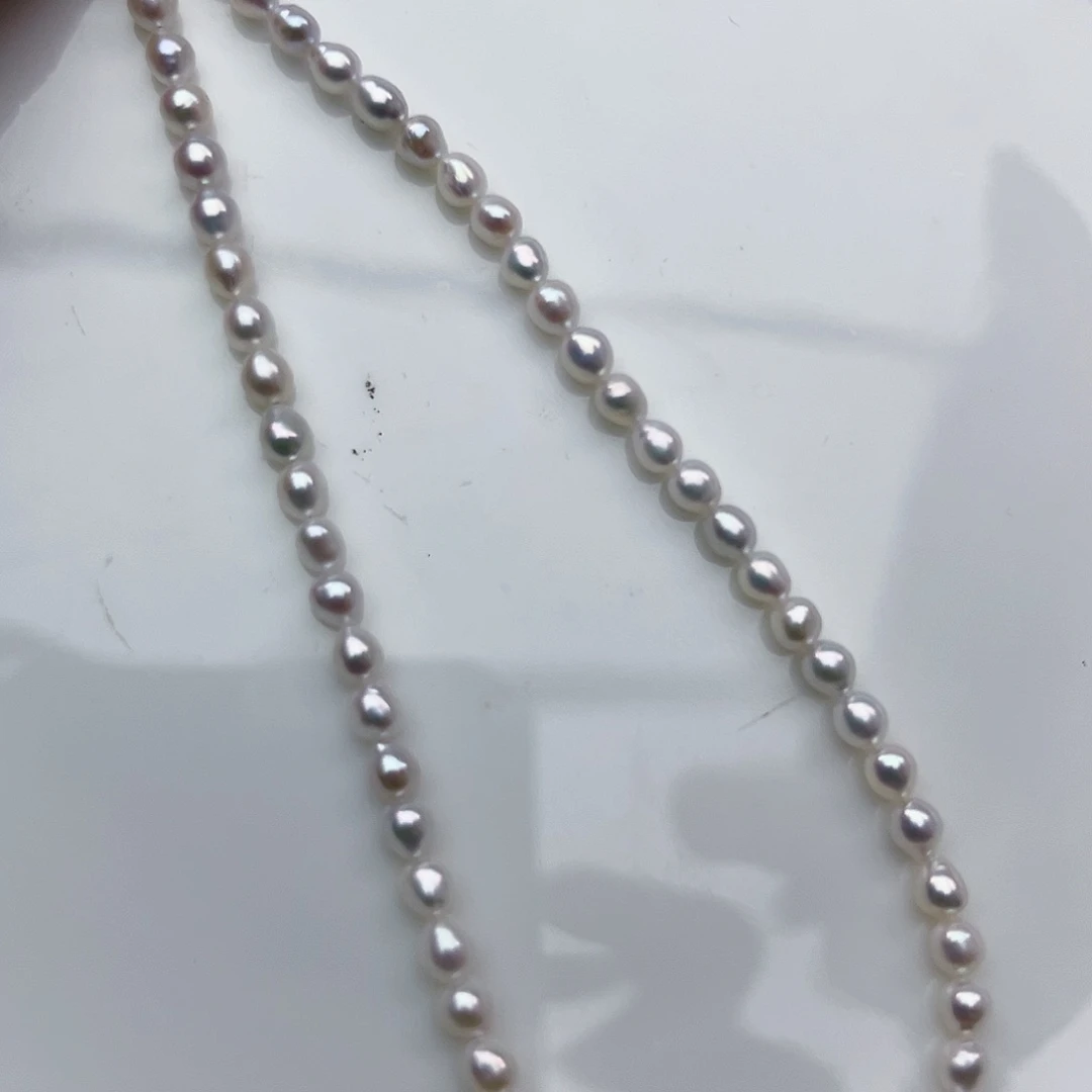 淡水珍珠颈饰银S925镶嵌