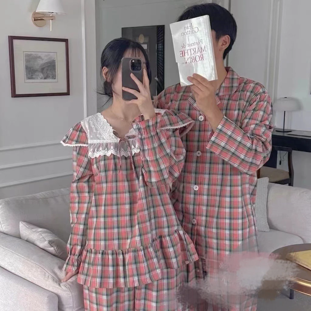 延吉优佰家/EV新款情侣款上下分体睡衣ev3301