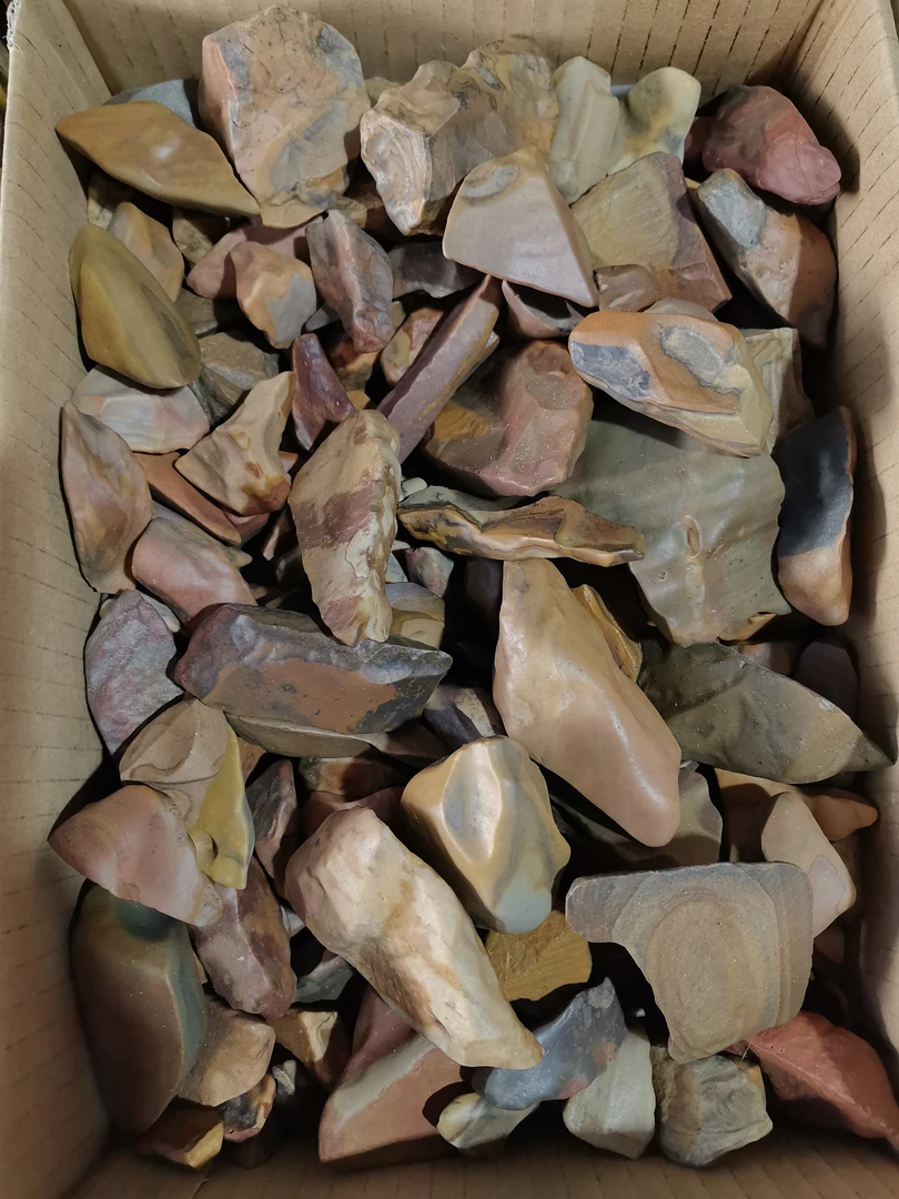 新疆戈壁奇石摆件鱼缸造景盆景石一物一拍多样性发货天然彩石石头