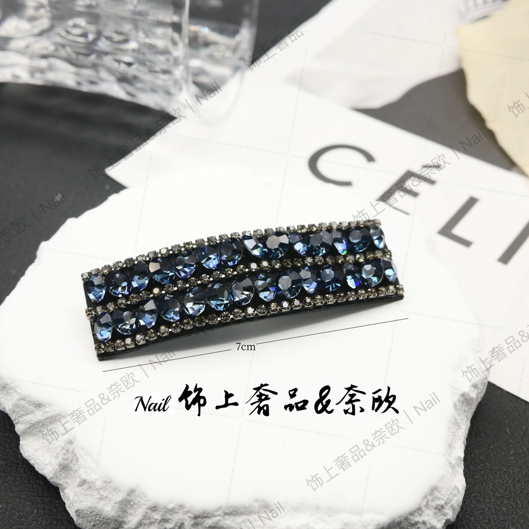 【奈欧·NAIL】设计师系列6620蓝钻刘海侧边夹气质bb夹
