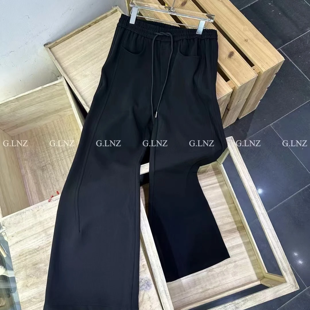 777穿搭男装新款卫裤小韩感高级百搭中高腰时尚休闲裤气质直筒