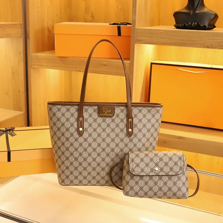 【宽38高29厚12】子母包带小包简约单肩腋下包大托特包6001