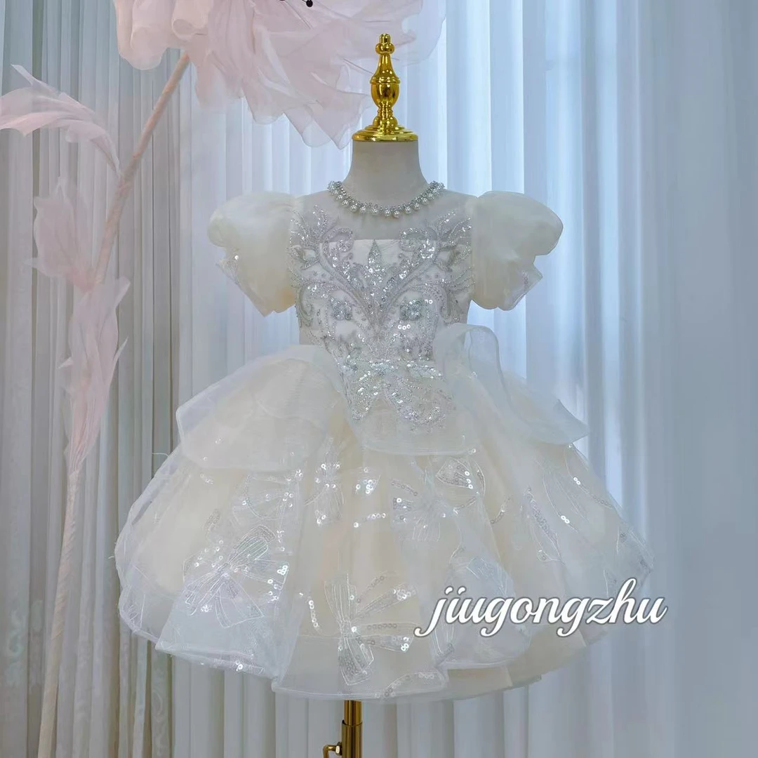 【燕舞】女童公主裙高端轻奢儿童礼服花童婚纱女童演出服走秀