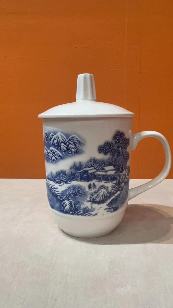摆件A38当代景德镇制青花赏瓶[备用链接所见即所得]