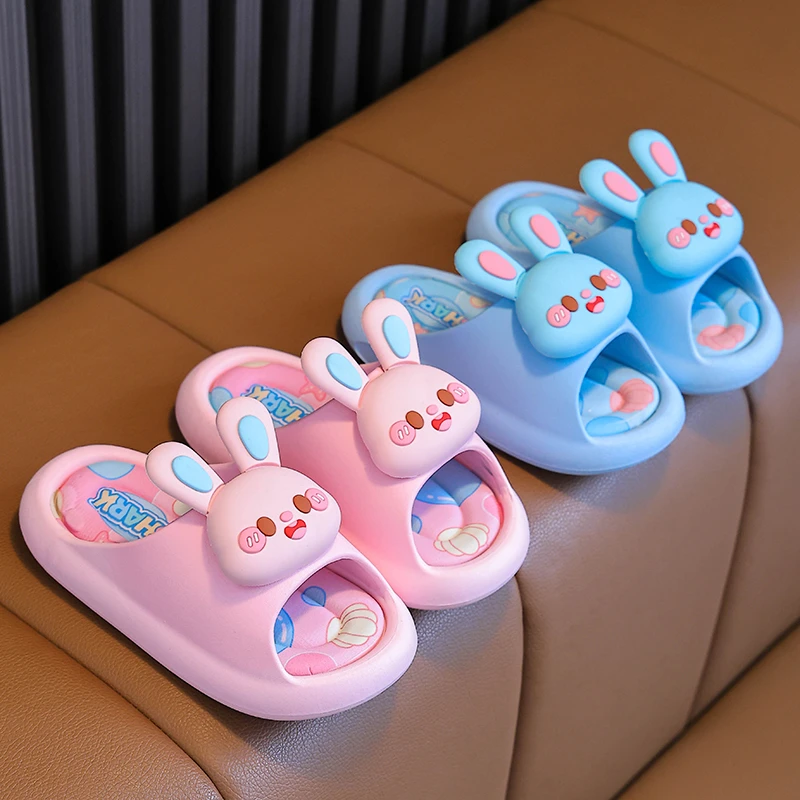 【秒杀】儿童拖鞋夏季卡通室内居家中小童女凉拖鞋外穿网红小孩软底