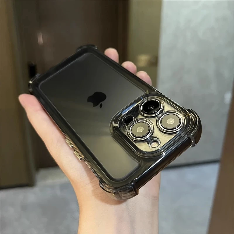 四角气囊防摔iPhone14promax苹果13手机壳15高级感12情侣11新款xs
