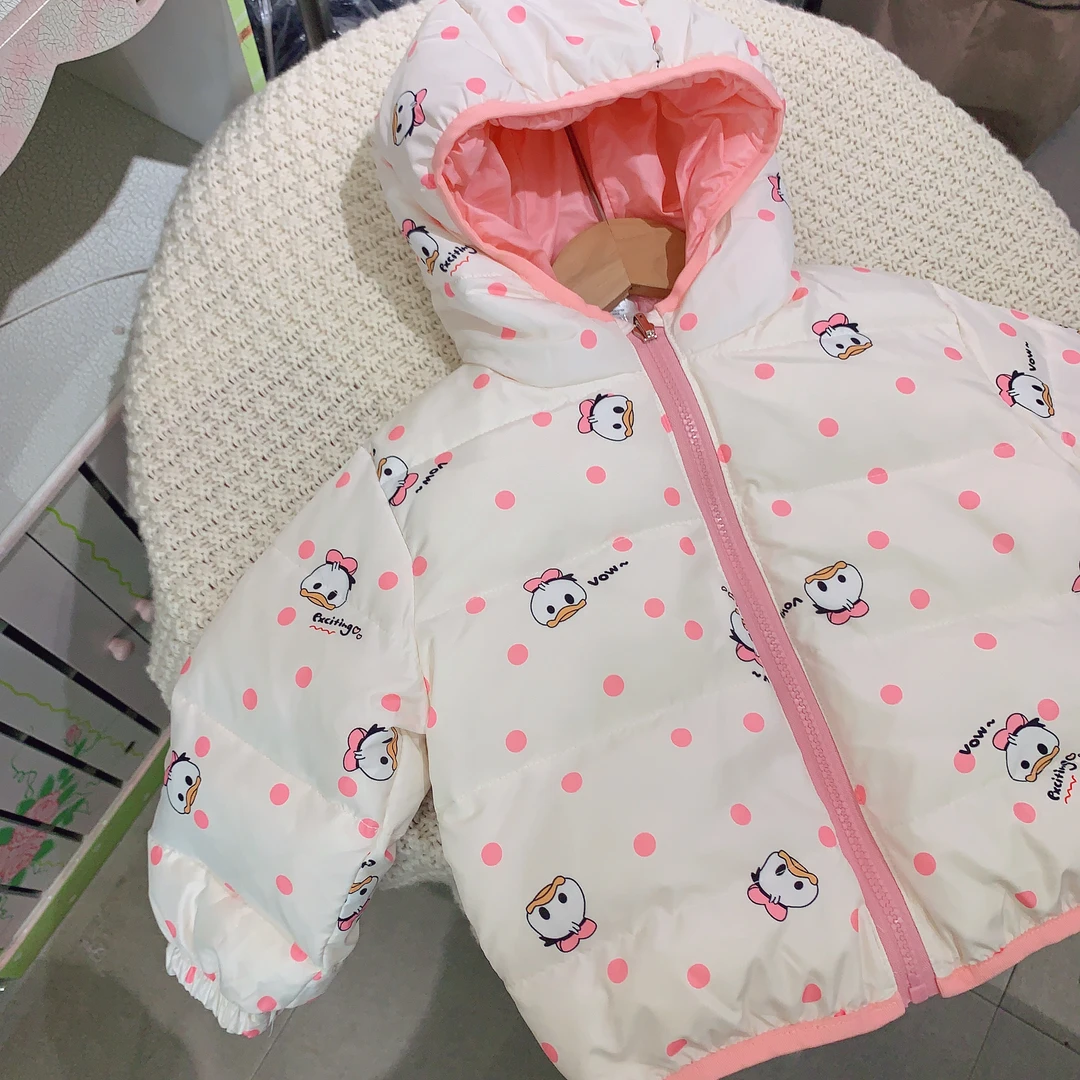 卡通双面穿羽绒服90-130