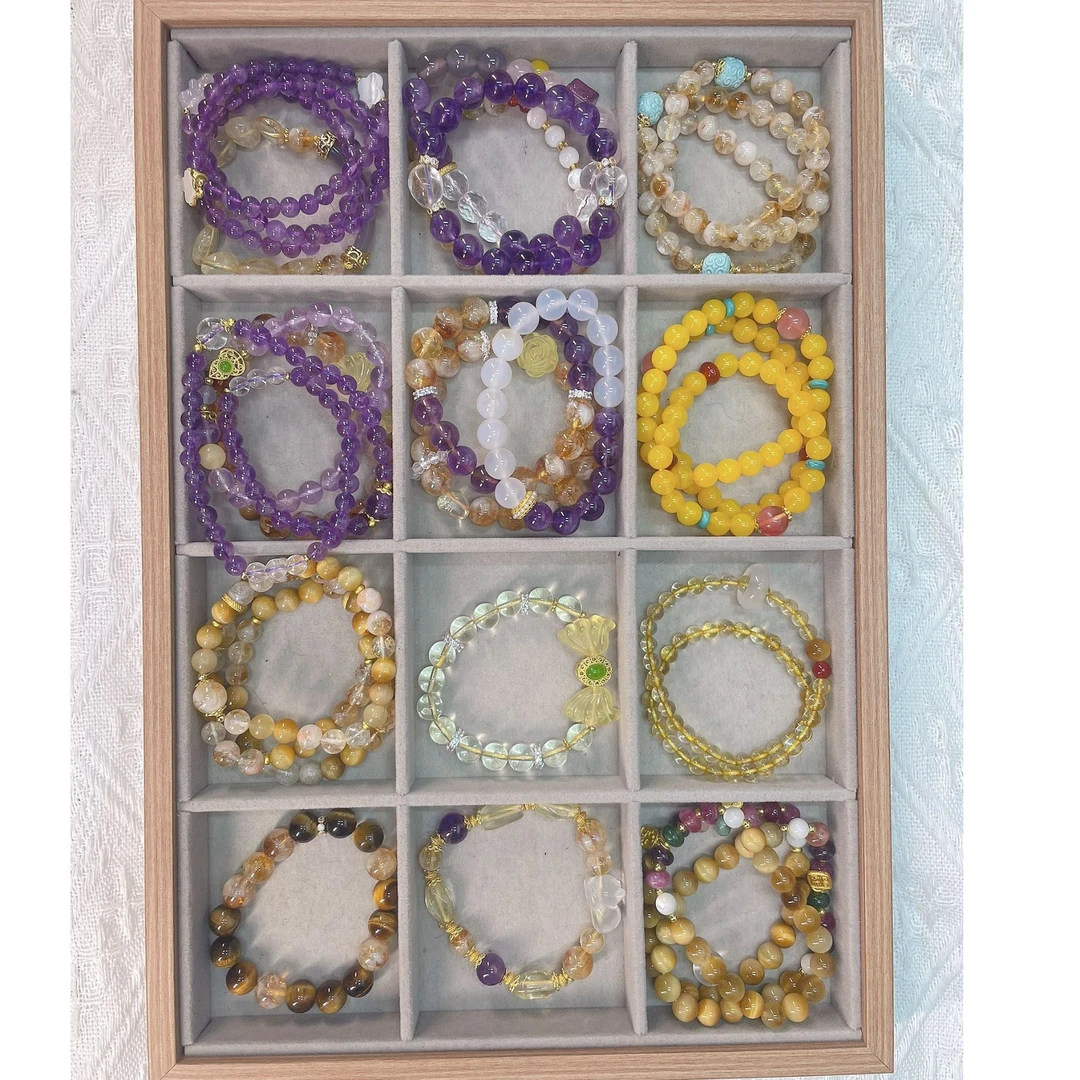 玛瑙玉髓水晶手串（念到名字下单）多样性发其一