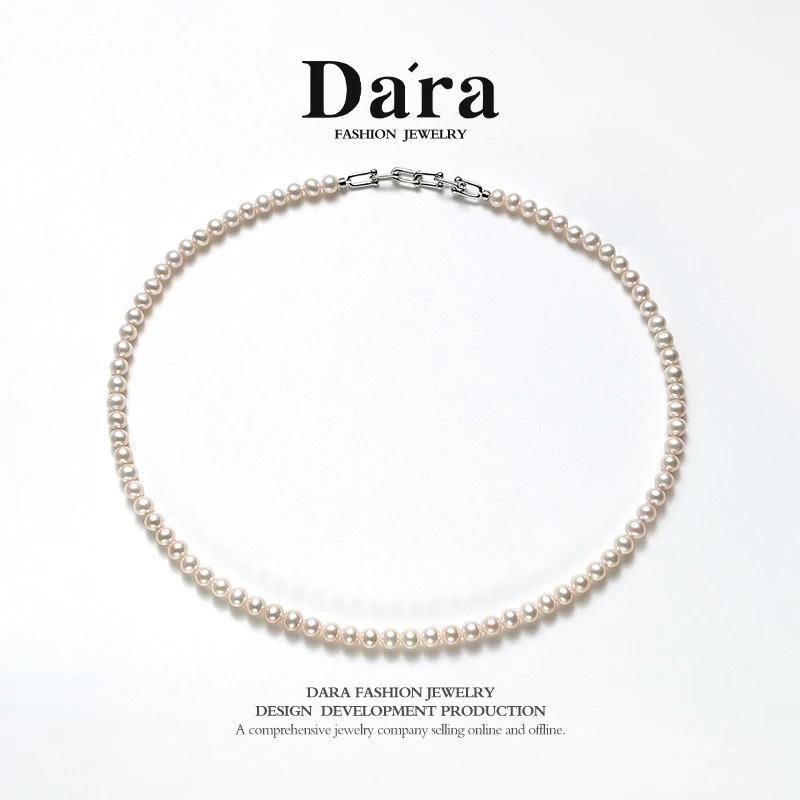 DARA/戴拉【柳总来了】‘’戴拉夕岚‘’淡水珍珠5-6mm项链（五星吉尔德）