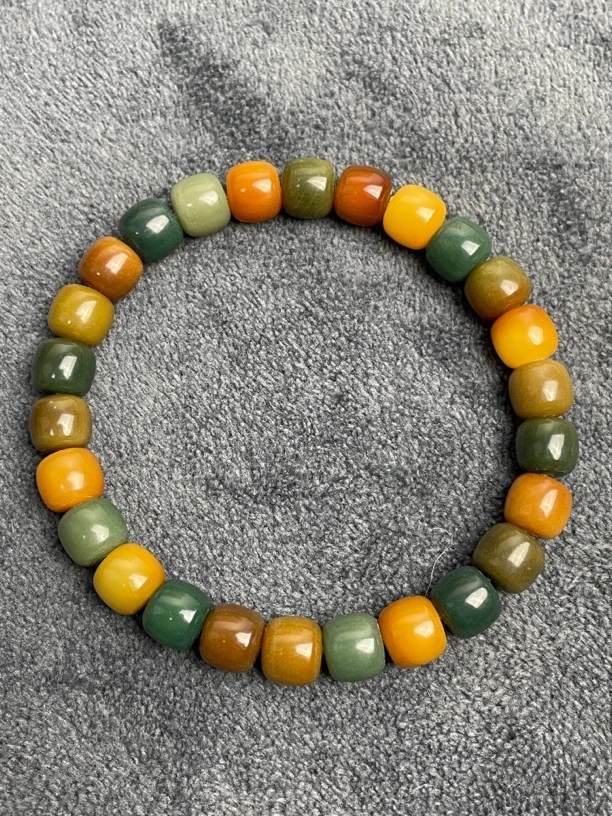 菩提根手串浓郁敦煌小单圈8x9