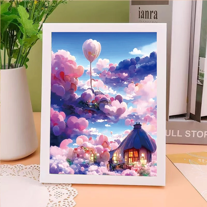 【唯美风景】钻石贴画休闲Diy益智钻贴客厅摆件送朋友同学满钻贴画