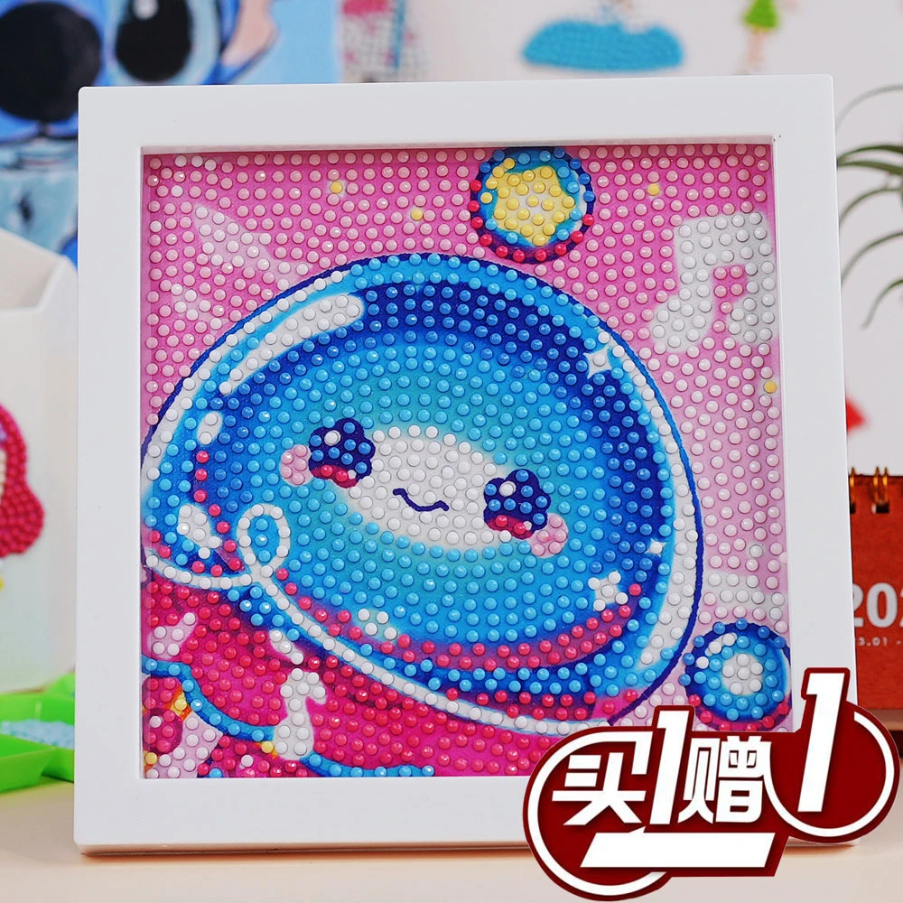 儿童钻石贴画益智点钻画手工diy生日礼物朋友闺蜜钻石画贴摆件画