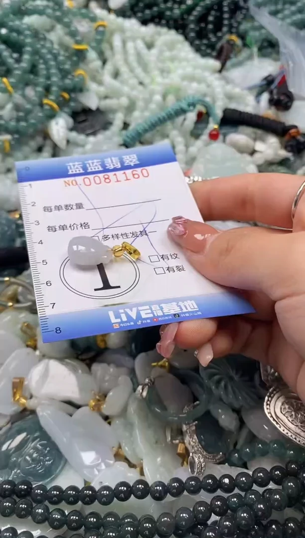 【闪购商品】翡翠颈饰未镶嵌闪购0081160多样性发其一圈口