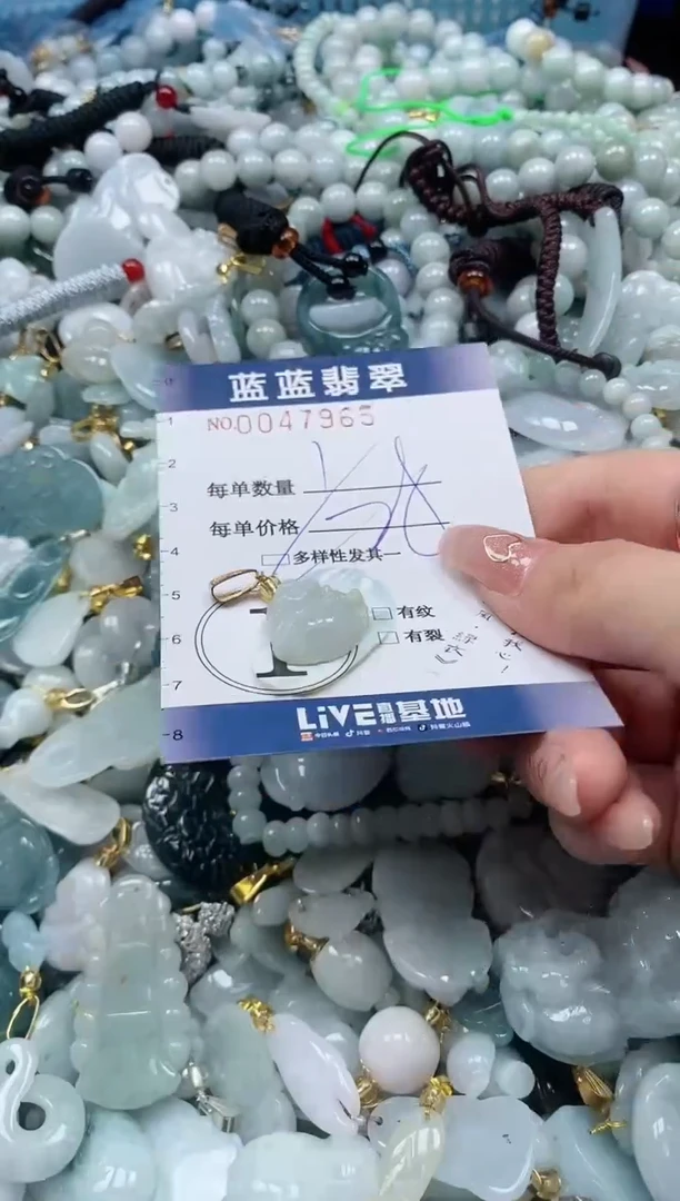 【闪购商品】翡翠颈饰未镶嵌闪购0047965多样性发其一