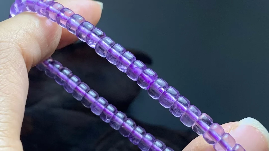 药片精工紫水晶手串