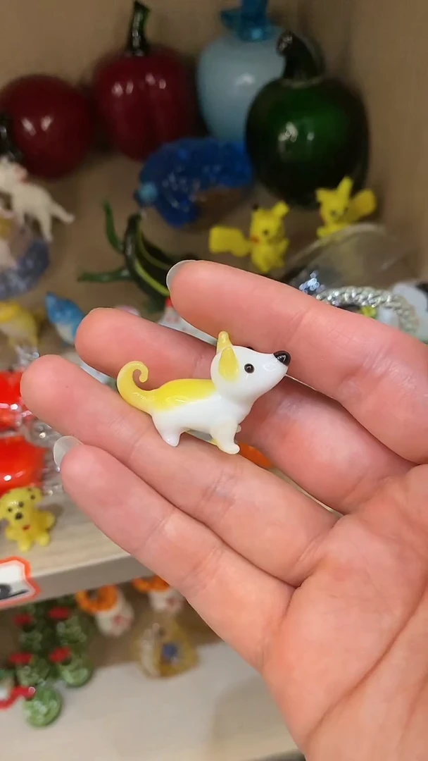 【闪购商品】瓷摆件料器小狗562