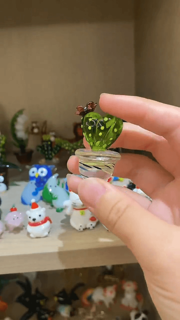 【闪购商品】瓷摆件仙人掌盆栽731