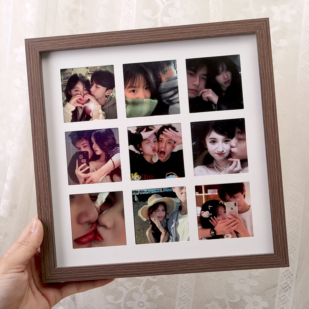 网红宫格相框摆台照片打印九宫格送男女朋友闺蜜38节情人及礼物