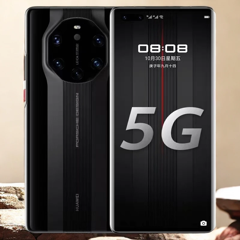 99新 Huawei/华为 Mate 40RS保时捷手机原装双卡5G黑色优品曲屏