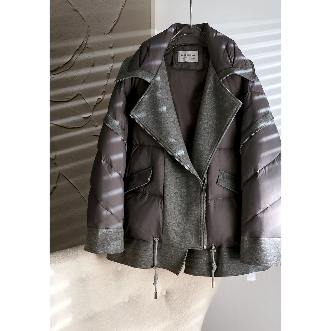 羽绒服女冬季高级感炸街外套小香风高端欧货洋气上衣小个子鸭绒服