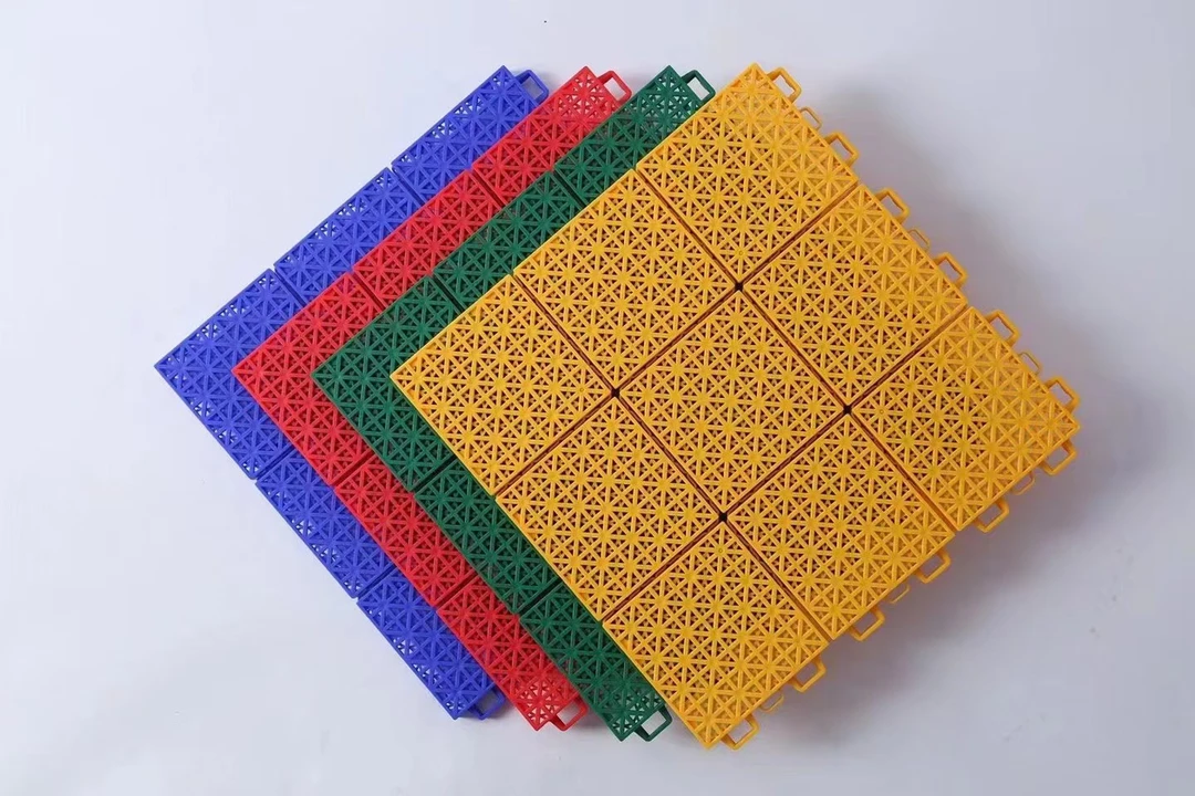 悬浮拼接户外运动地板网格室内地垫篮球场羽毛球场悬浮地板操场