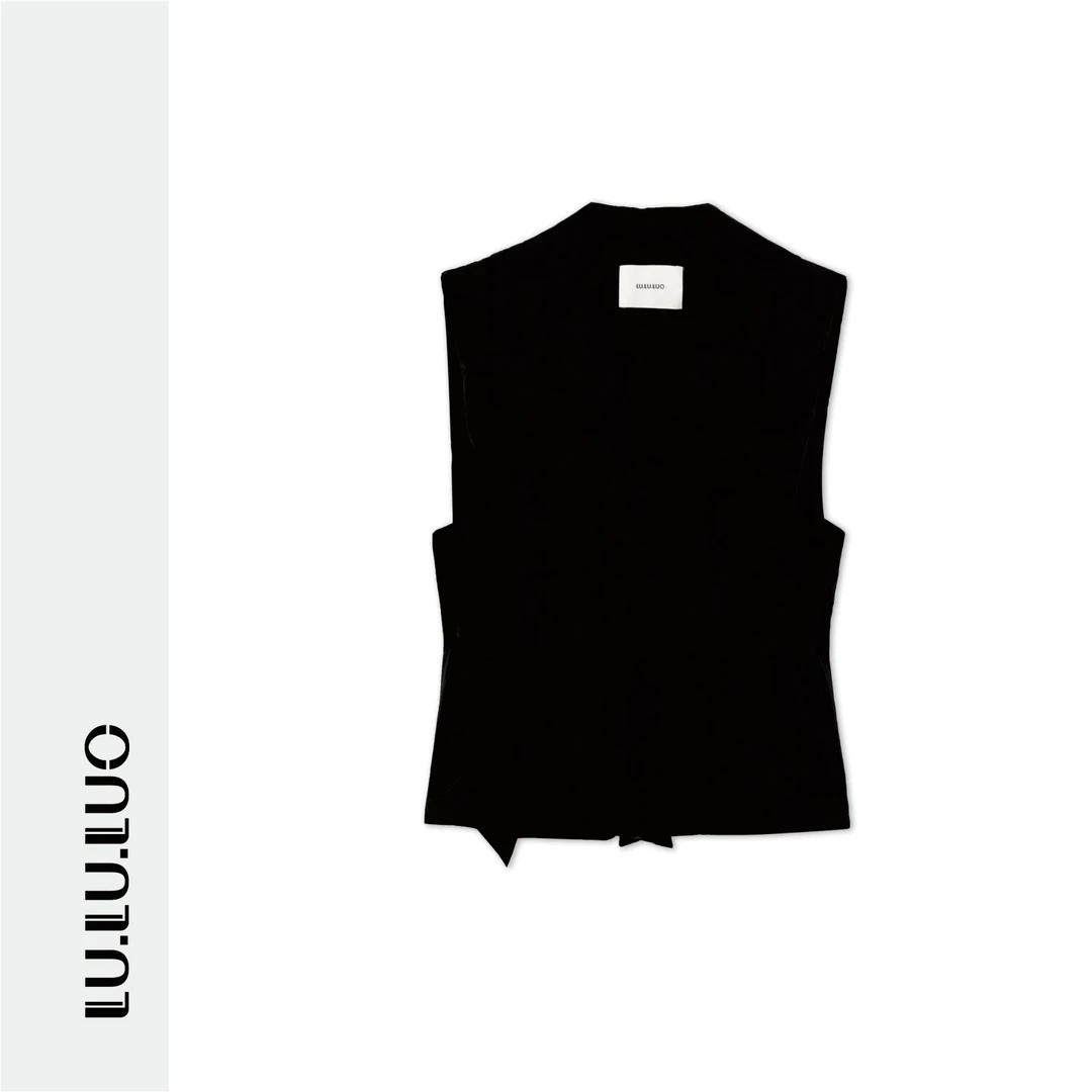 LULULUO【旷野听风】90白鹅绒马甲款时尚百搭无袖羽绒服BDY007