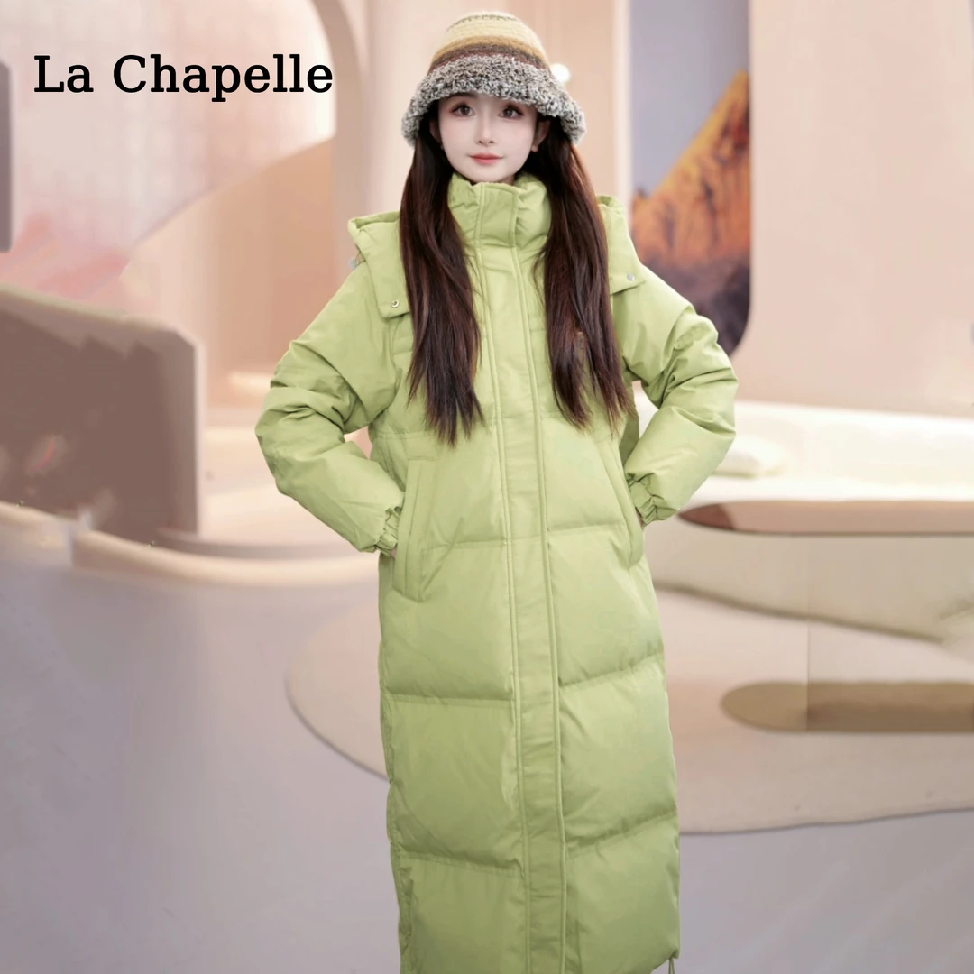 La Chapelle/拉夏贝尔白鸭绒羽绒服女2024冬季爆款加厚保暖外套