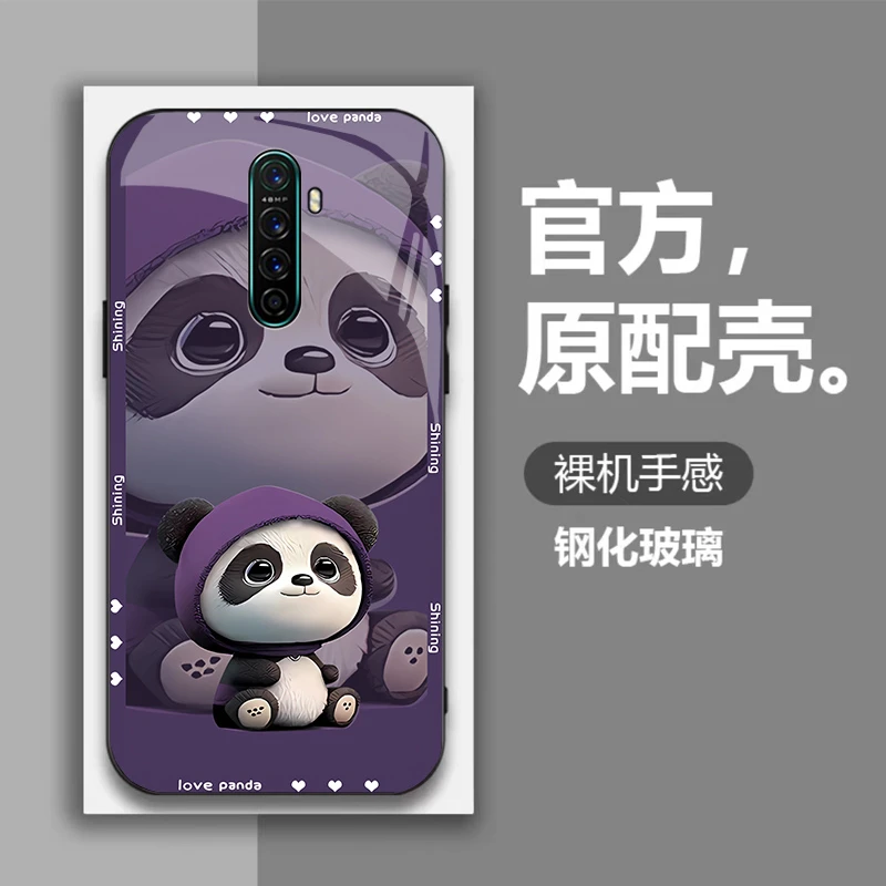 OPPORenoAce手机壳钢化玻璃潮牌全包防摔保护套暴力熊
