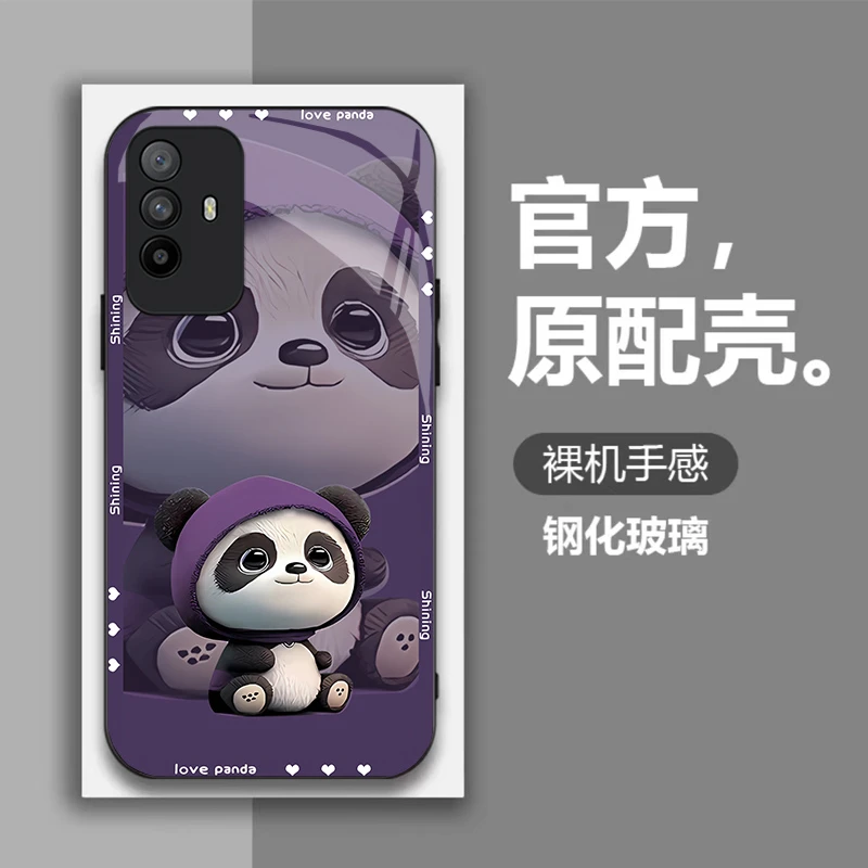 OPPOA95手机壳钢化玻璃潮牌全包防摔保护套暴力熊