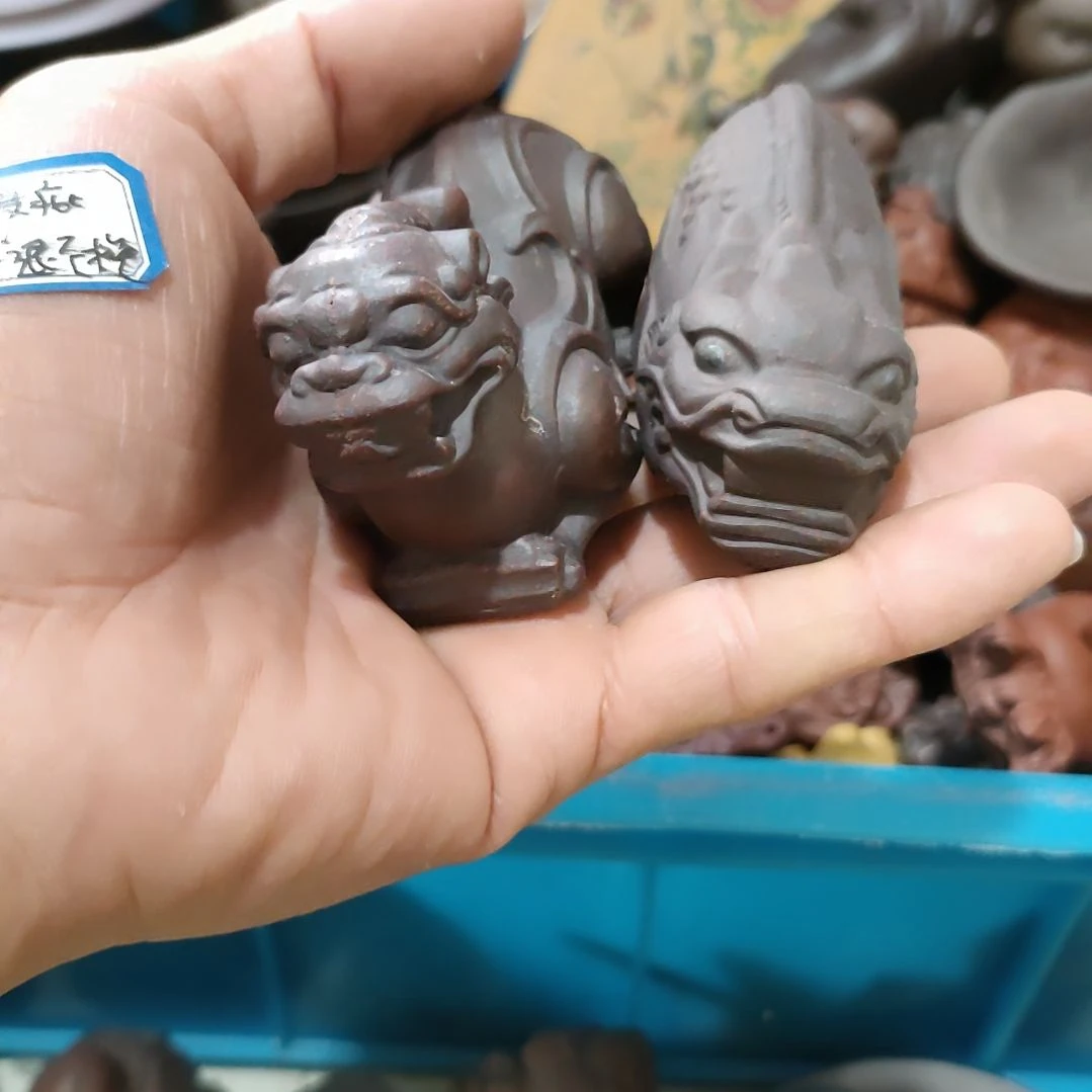 紫砂茶宠雕塑茶宠摆件