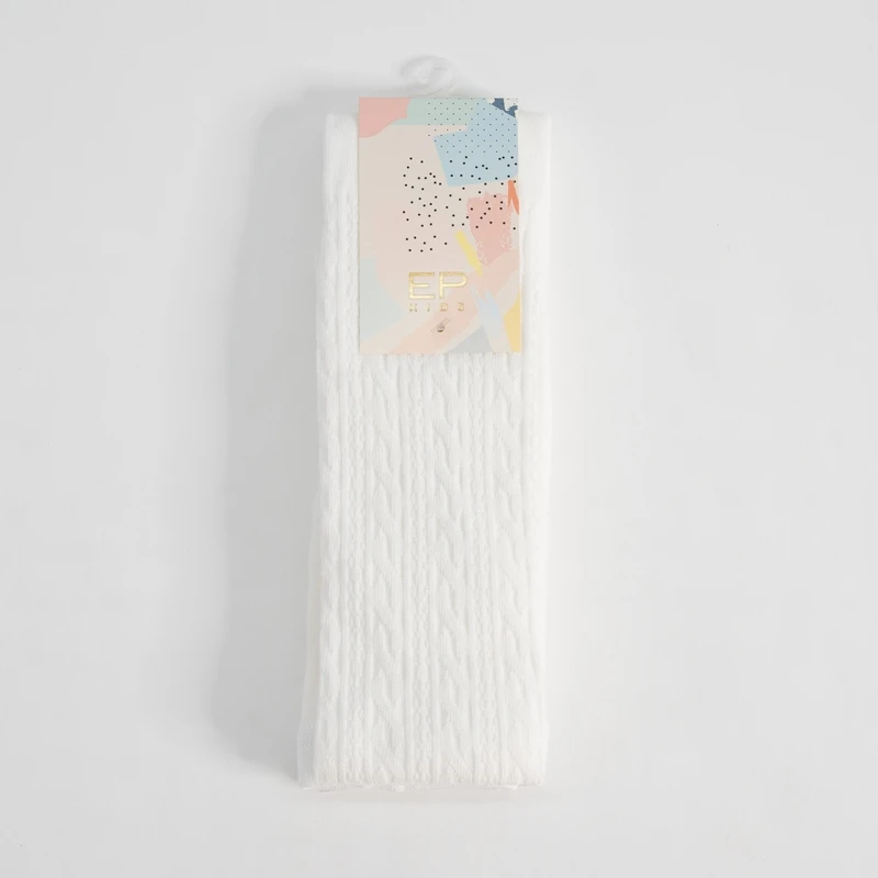 [商场同款]EP雅莹童装秋冬女童新款纯色打底连裤袜针织弹力袜