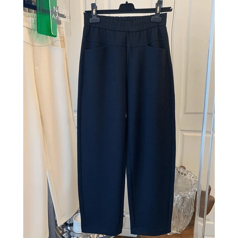 洋气香蕉裤卫裤阔腿拖地裤长裤子女运动休闲直筒显瘦2024秋季新款