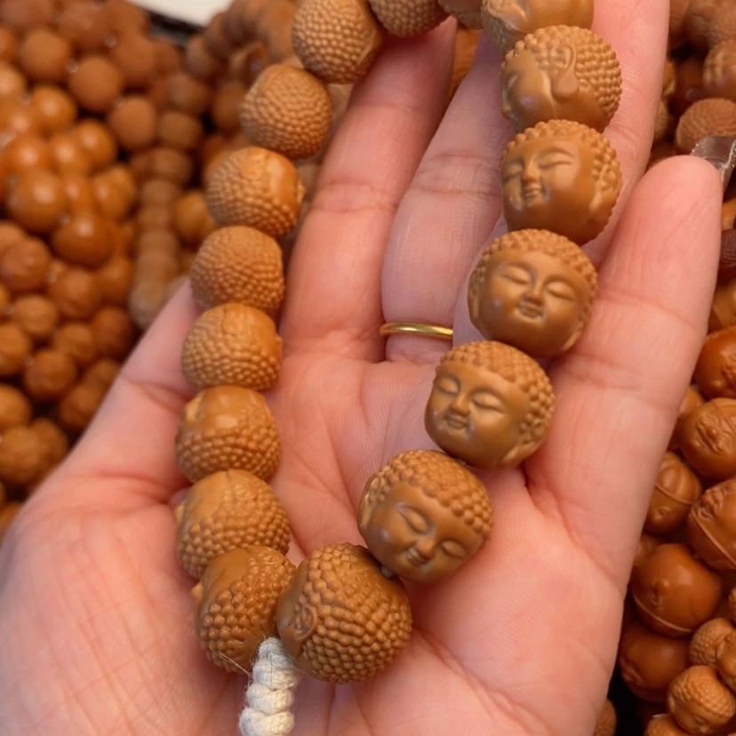 【闪购商品】猴头核桃手串小***文宝宝