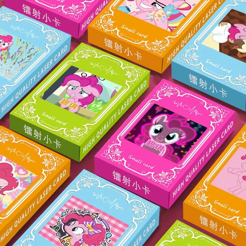 碧琪镭射小卡二次元彩印小卡照片正版镭射卡片55张一盒周边小卡片