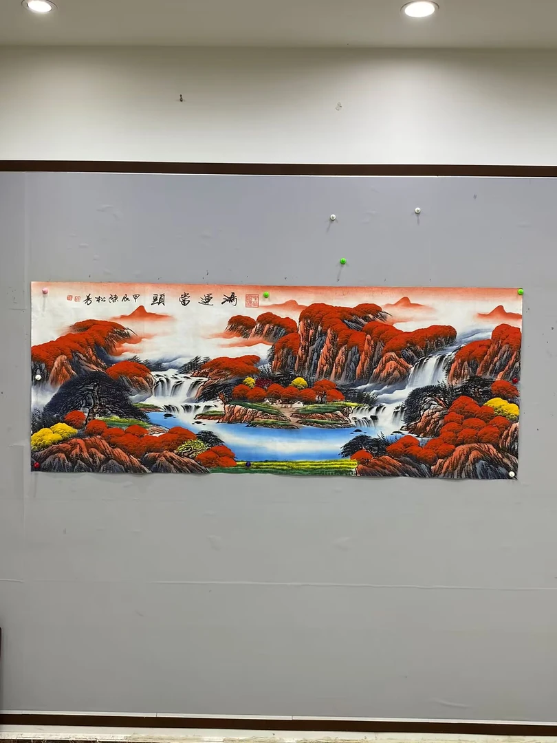 《鸿运当头》六尺长180厘米宽70厘米(以直播展示为准)装饰字画