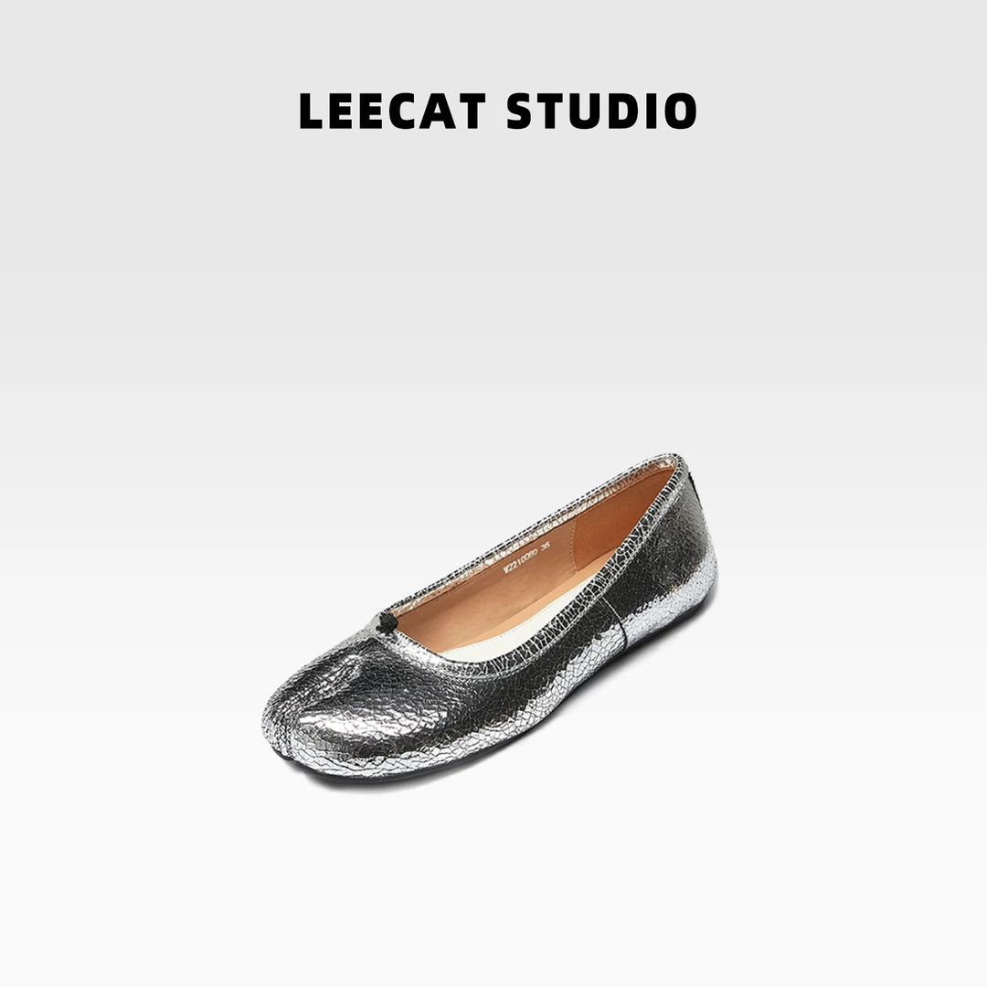 LeeCat Studio分趾鞋女2025秋季新款爆款百搭气质单鞋羊皮女鞋