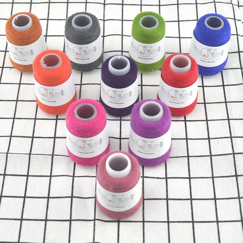 羊绒伴侣配线 羊绒线中细手编山羊绒6+6贴身保暖羊毛线柔软毛线