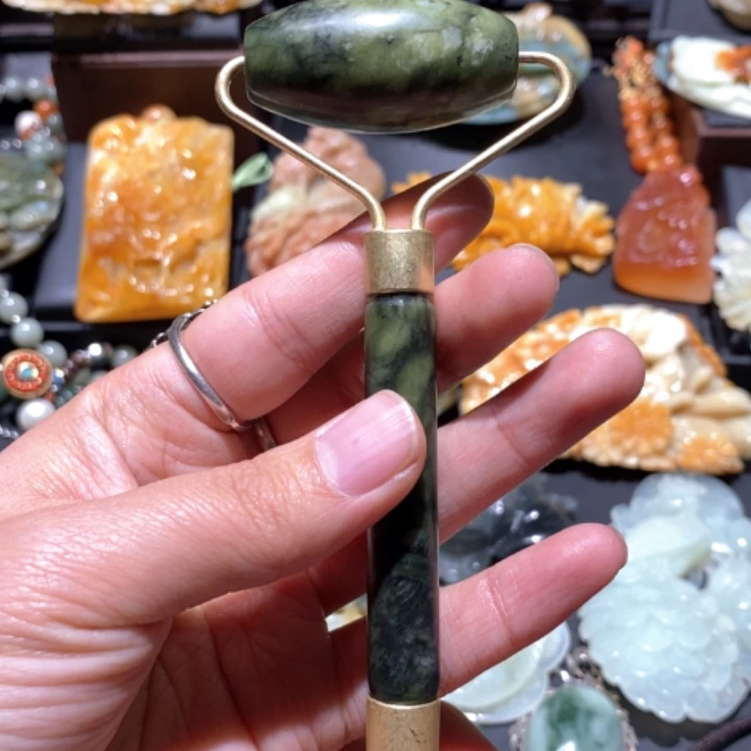 【闪购商品】蛇纹石玉颈饰合金